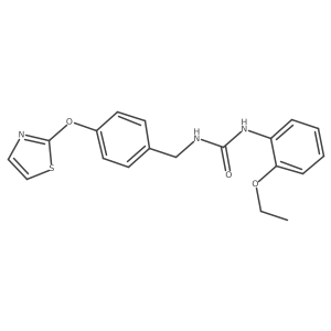 1-(2-Ethoxyphenyl)-3-(4-(thiazol-2-yloxy)benzyl)urea结构式