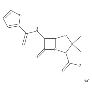 Furylpenicillin sodium Structure