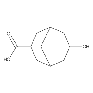 7-Hydroxybicyclo[3.3.1]nonane-3-carboxylic acid结构式