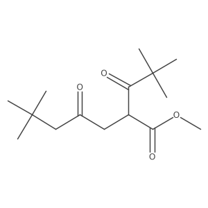 Methyl 2-(2,2-dimethylpropanoyl)-6,6-dimethyl-4-oxoheptanoate Structure