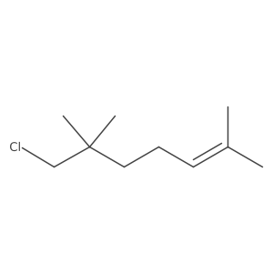 7-Chloro-2,6,6-trimethylhept-2-ene Structure