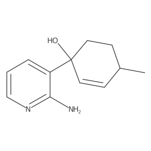 1-(2-Aminopyridin-3-yl)-4-methylcyclohex-2-en-1-ol Structure