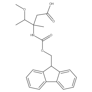 3-({[(9H-fluoren-9-yl)methoxy]carbonyl}amino)-4-methoxy-3-methylpentanoic acid Structure