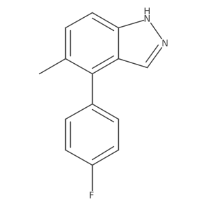4-(4-fluorophenyl)-5-methyl-1H-indazole Structure