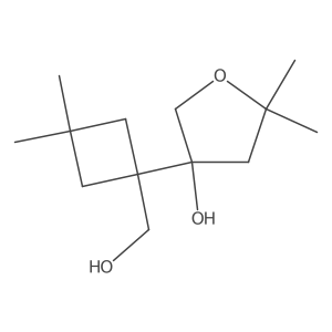 3-[1-(Hydroxymethyl)-3,3-dimethylcyclobutyl]-5,5-dimethyloxolan-3-ol Structure