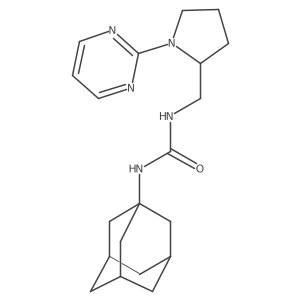 1-(Adamantan-1-yl)-3-{[1-(pyrimidin-2-yl)pyrrolidin-2-yl]methyl}urea Structure