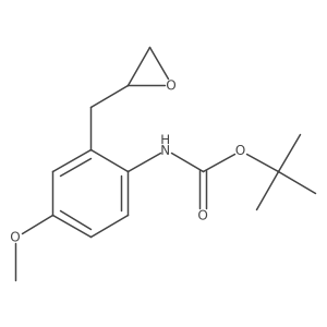 tert-butyl N-{4-methoxy-2-[(oxiran-2-yl)methyl]phenyl}carbamate结构式