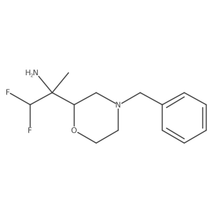 2-(4-Benzylmorpholin-2-yl)-1,1-difluoropropan-2-amine Structure