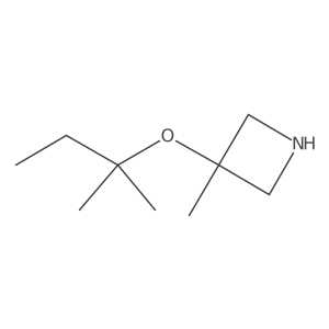 3-Methyl-3-[(2-methylbutan-2-yl)oxy]azetidine Structure