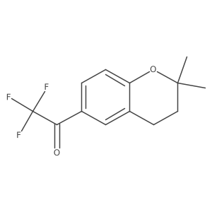 1-(2,2-Dimethyl-3,4-dihydrochromen-6-yl)-2,2,2-trifluoroethanone Structure