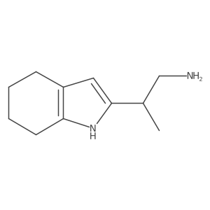 2-(4,5,6,7-tetrahydro-1H-indol-2-yl)propan-1-amine结构式