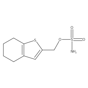 (4,5,6,7-Tetrahydro-1-benzothiophen-2-yl)methyl sulfamate Structure