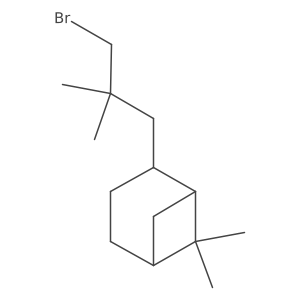 2-(3-Bromo-2,2-dimethylpropyl)-6,6-dimethylbicyclo[3.1.1]heptane Structure
