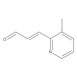 3-(3-Methylpyridin-2-yl)prop-2-enal结构式