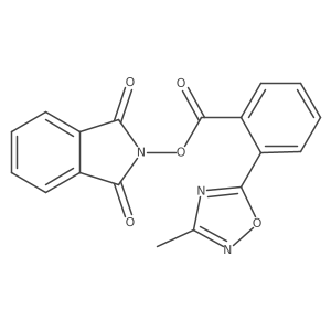 1,3-dioxo-2,3-dihydro-1H-isoindol-2-yl 2-(3-methyl-1,2,4-oxadiazol-5-yl)benzoate Structure