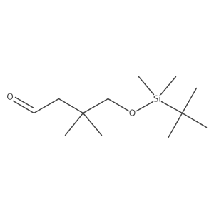 4-(Tert-butyl-dimethyl-silanyloxy)-3,3-dimethyl-butyraldehyde Structure