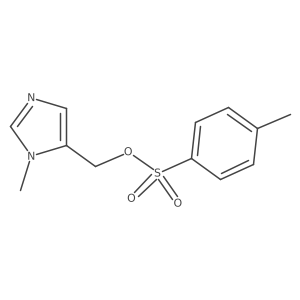 (1-methyl-1H-imidazol-5-yl)methyl 4-methylbenzene-1-sulfonate结构式