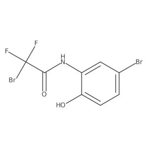2-Bromo-N-(5-bromo-2-hydroxyphenyl)-2,2-difluoroacetamide Structure