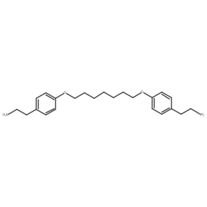 2,2'-((Heptane-1,7-diylbis(oxy))bis(4,1-phenylene))bis(ethan-1-amine) Structure