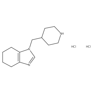 1-[(piperidin-4-yl)methyl]-4,5,6,7-tetrahydro-1H-1,3-benzodiazole dihydrochloride Structure