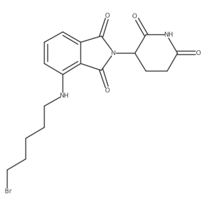 4-[(5-Bromopentyl)amino]-2-(2,6-dioxo-3-piperidyl)isoindoline-1,3-dione Structure