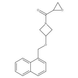 3-[(Naphthalen-1-yl)methoxy]-1-(oxirane-2-carbonyl)azetidine结构式