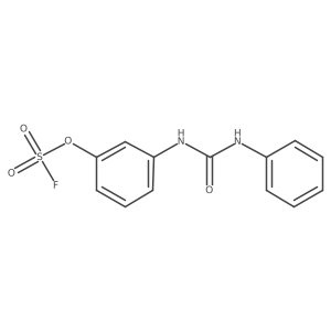 3-[(Phenylcarbamoyl)amino]phenyl sulfurofluoridate结构式