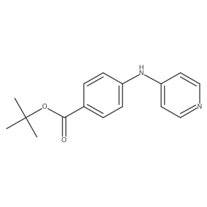 Tert-butyl 4-[(pyridin-4-yl)amino]benzoate结构式