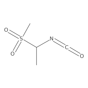 1-Isocyanato-1-methanesulfonylethane Structure