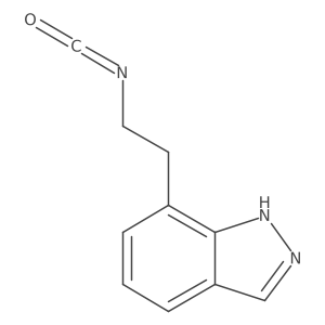 7-(2-isocyanatoethyl)-1H-indazole结构式