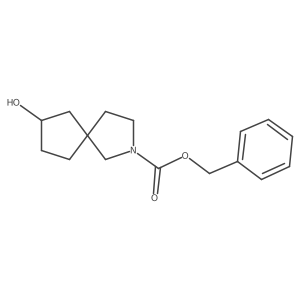 Benzyl 7-hydroxy-2-azaspiro[4.4]nonane-2-carboxylate Structure