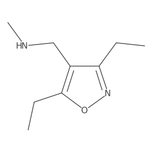 [(Diethyl-1,2-oxazol-4-yl)methyl](methyl)amine Structure