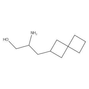 (R)-2-Amino-3-(spiro[3.3]heptan-2-yl)propan-1-ol结构式