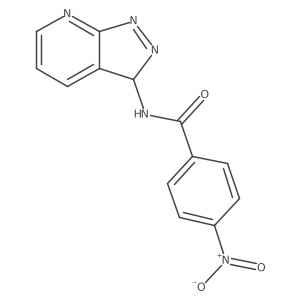 Benzamide,4-nitro-n-3h-pyrazolo[3,4-b]pyridin-3-yl- Structure