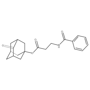 (4-Oxo-1-adamantyl) 3-benzamidopropanoate Structure