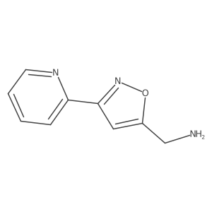1-(3-Pyridin-2-ylisoxazol-5-yl)methanamine Structure