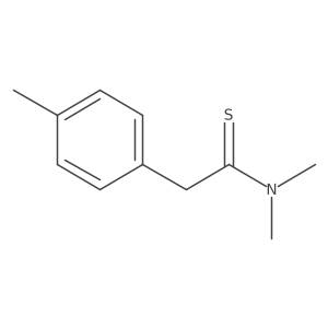N,N-dimethyl-2-(4-methylphenyl)thioacetamide Structure
