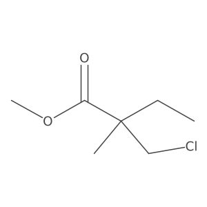 Methyl 2-methyl-2-ethyl-3-chloropropionate Structure