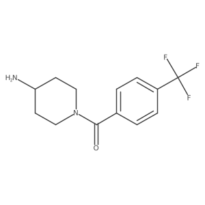 1-[4-(Trifluoromethyl)benzoyl]piperidin-4-amine Structure