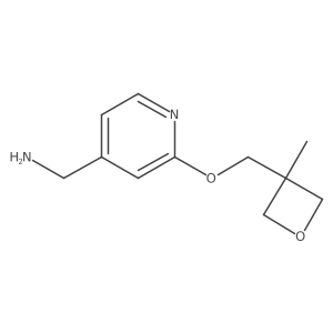 [2-[(3-Methyloxetan-3-yl)methoxy]pyridin-4-yl]methanamine结构式