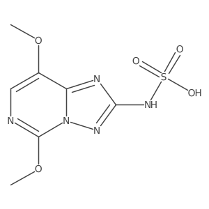 N-(5,8-Dimethoxy[1,2,4]triazolo[1,5-c]pyrimidin-2-yl)sulfamic acid结构式