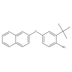 4-(2-Naphthyloxy)-2-(trifluoromethyl)aniline Structure