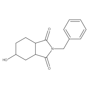 (3aS,5S,7aR)-2-benzyl-5-hydroxy-octahydro-1H-isoindole-1,3-dione Structure