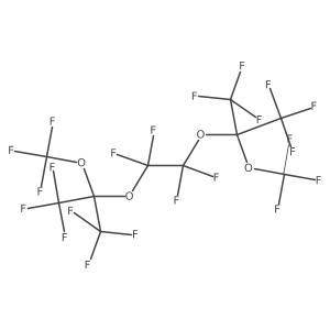 1,1,1,5,5,6,6,10,10,10-Decafluoro-3,3,8,8-tetrakis(trifluoromethyl)-2,4,7,9-tetraoxadecane Structure