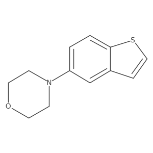 5-Morpholinobenzo[b]thiophene结构式