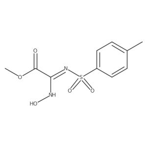 Methyl 2-(hydroxyimino)-2-[[(4-methylphenyl)sulfonyl]amino]acetate Structure