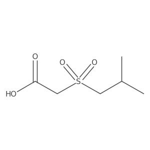 2-(2-Methylpropanesulfonyl)acetic acid Structure