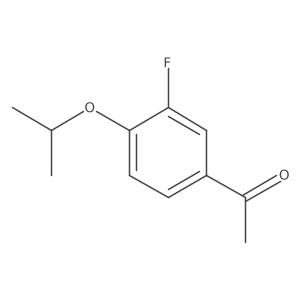 1-(3-Fluoro-4-isopropoxyphenyl)ethanone结构式