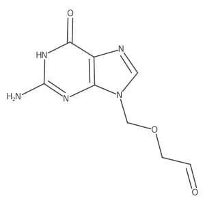 4-(Guanin-9-yl)-3-oxabutanal结构式