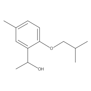1-(2-iso-Butoxy-5-methylphenyl)ethanol Structure